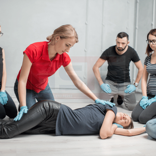 First aid training session at NSTA Tasmania in Hadspen, TAS